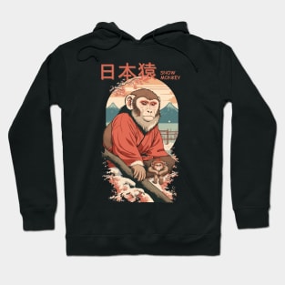 snow monkey Hoodie